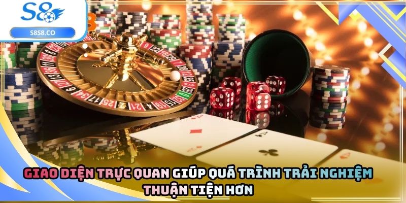 Giao diện trực quan giúp quá trình trải nghiệm thuận tiện hơn